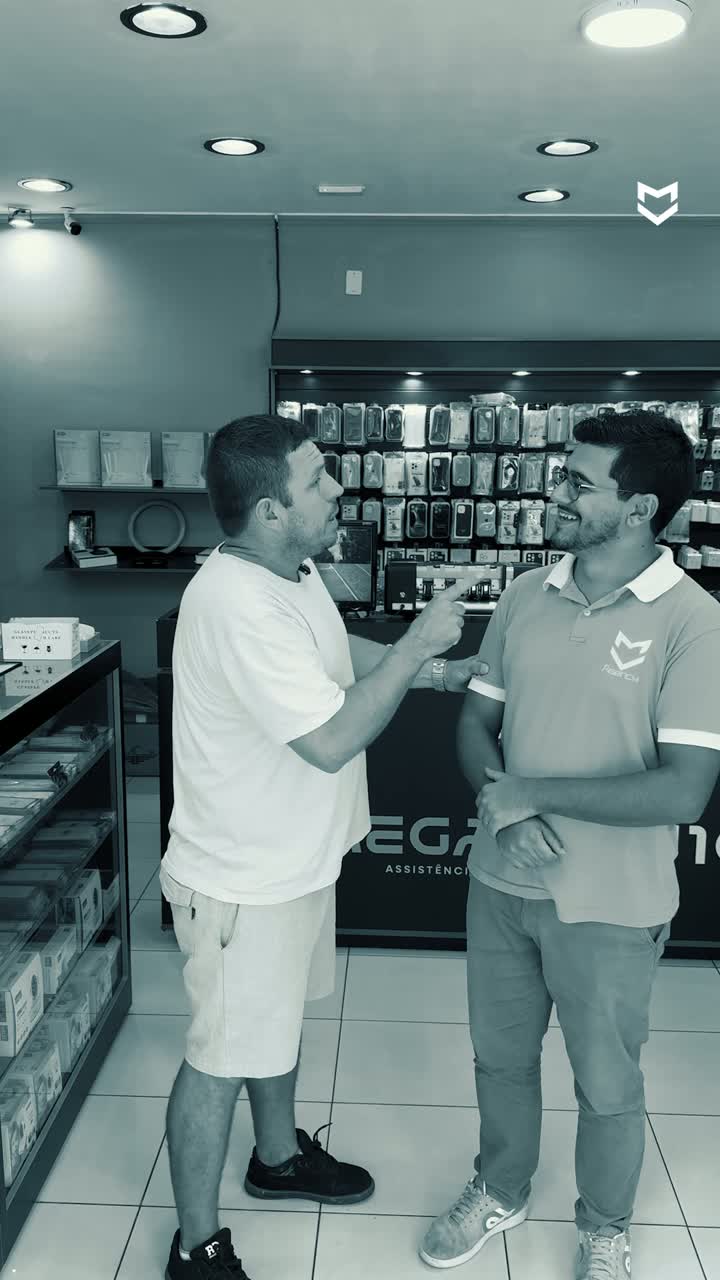 Capa do depoimento de Rafael — Megatronic, Assistência técnica de celular